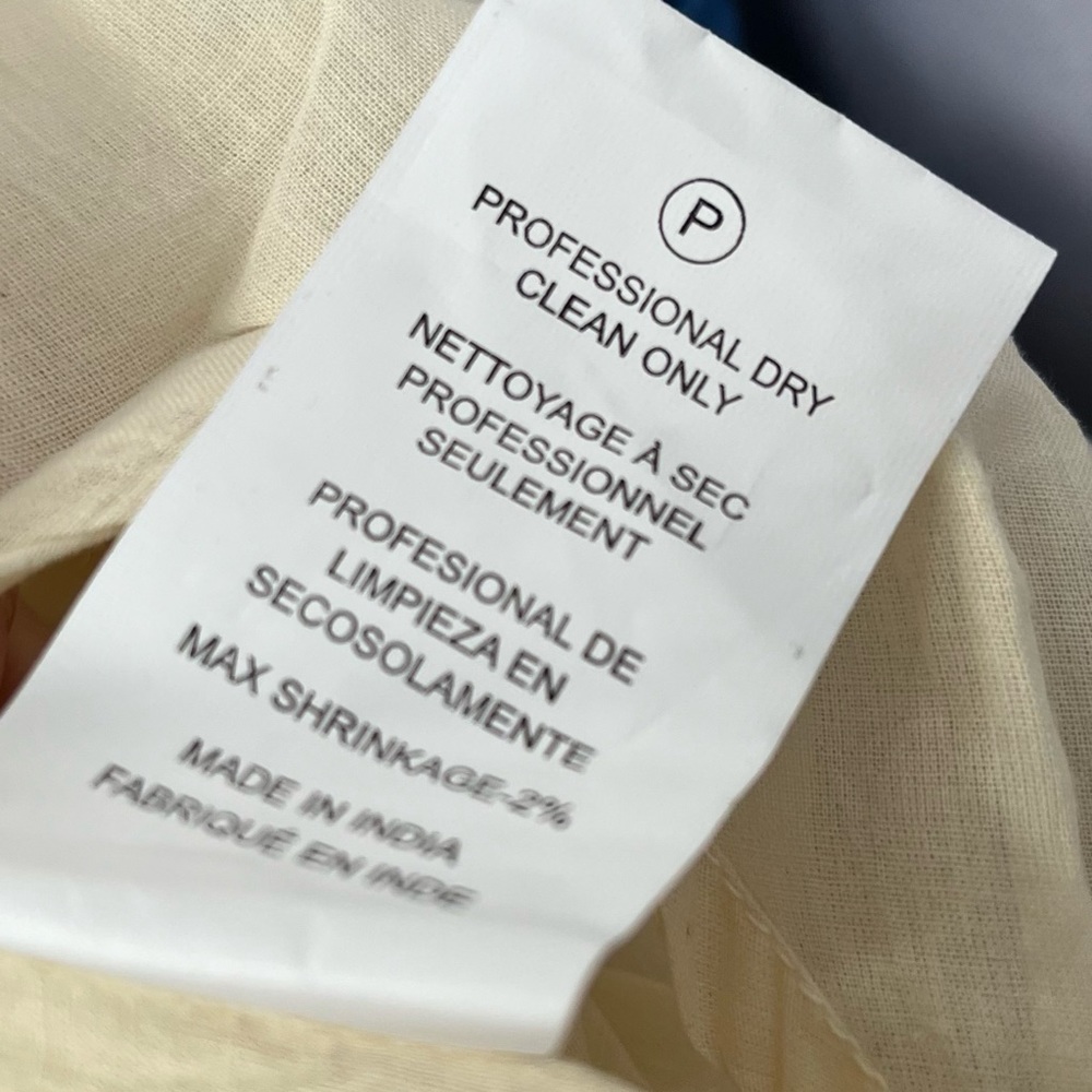 NWT Anthropologie Samant Chauhan Strapless Ombre Cotton/ Silk Pockets Maxi Dress - Picture 12 of 14